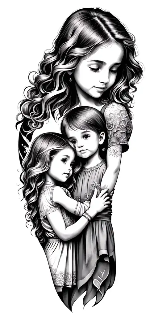 Family Oriented Sleeve For My Son And Daughter
