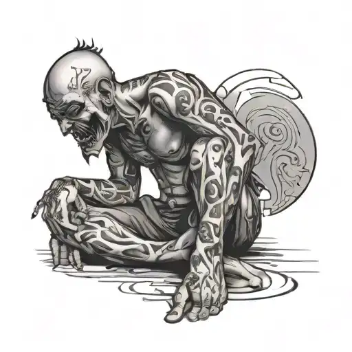 Crazy Person Sitting