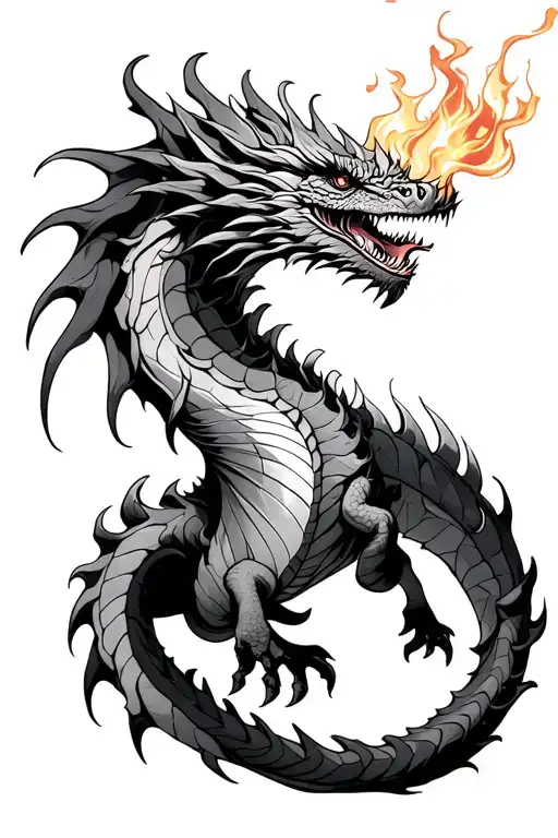 Dragon Breathing Fire