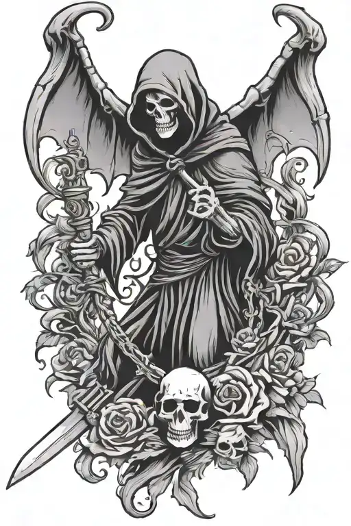 Grim Reaper Holding