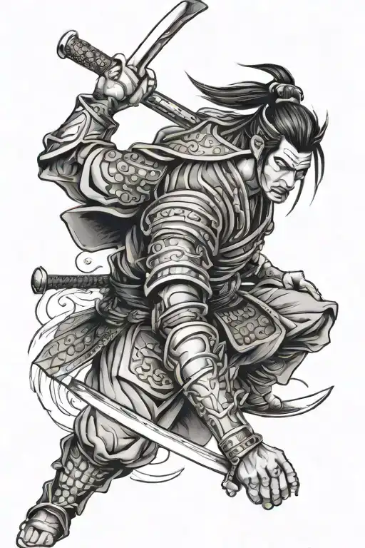 Features Around A Samurai Warrior