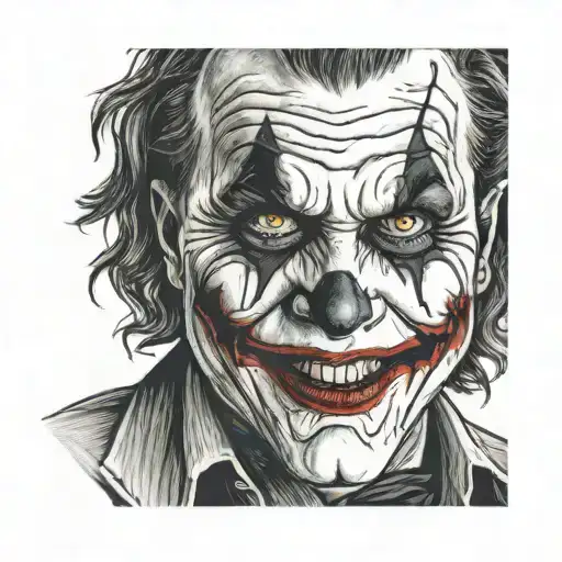 Heath Ledger's Joker Face