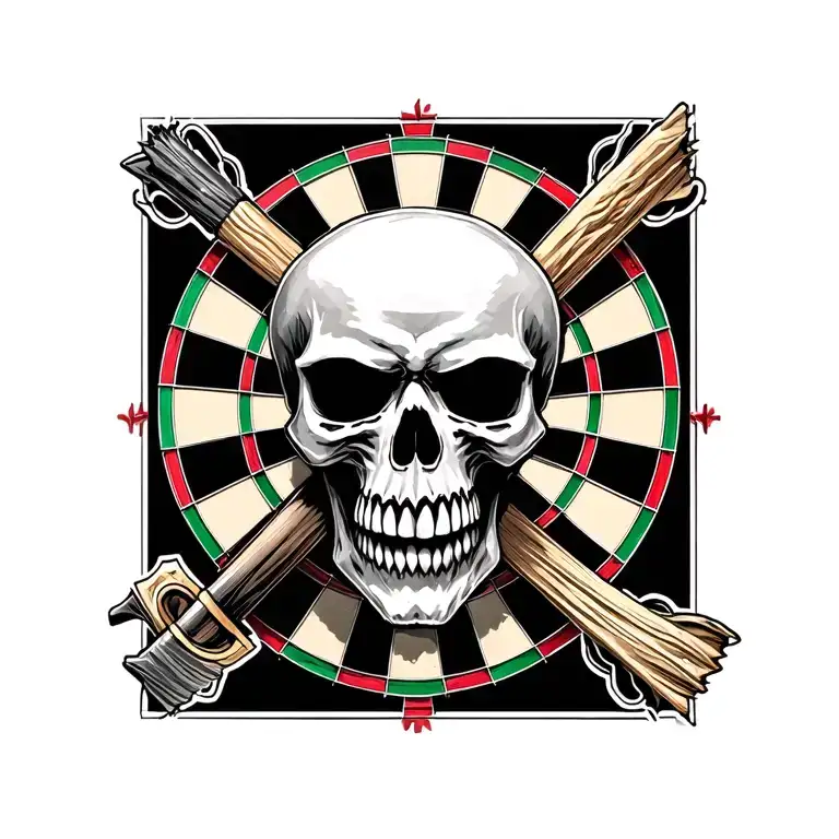Totenkopf And Darts