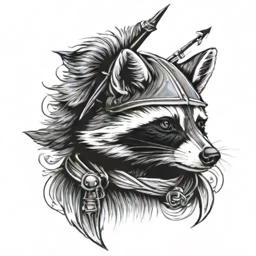 Raccoon Robin Hood