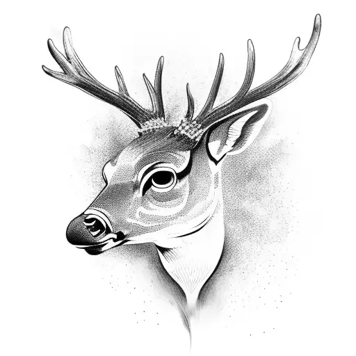 Drowning Deer Underwater