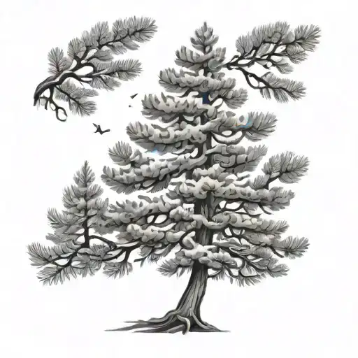 Smale Turning Spruce Tree