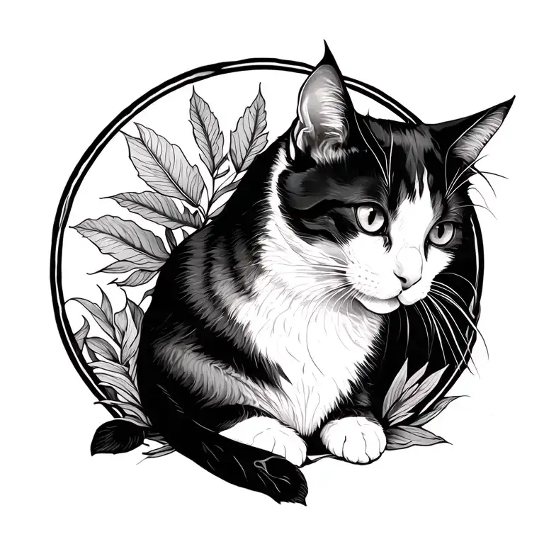 Femme Carpe Vegetal Chat