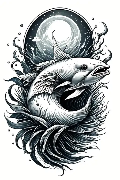 Please Design A Unique And Beautiful Ocean-themed Tattoo For The Forearm