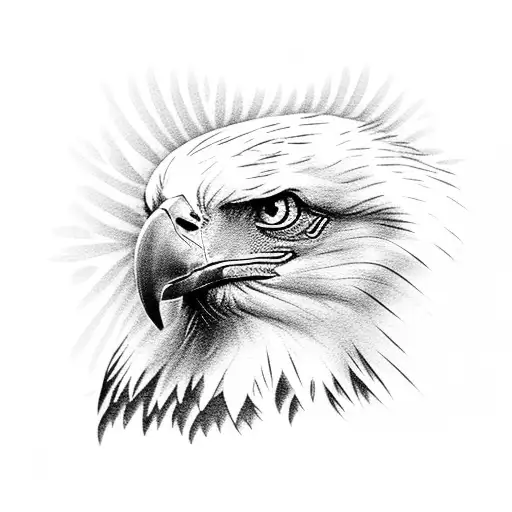 Bald Eagle On The Shoulder