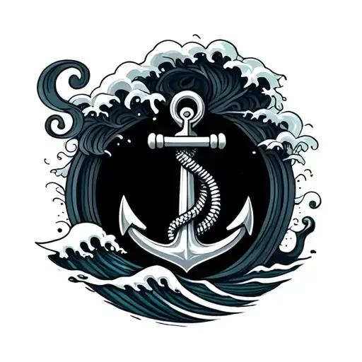Anchor And Wave Design Incorporating Elements