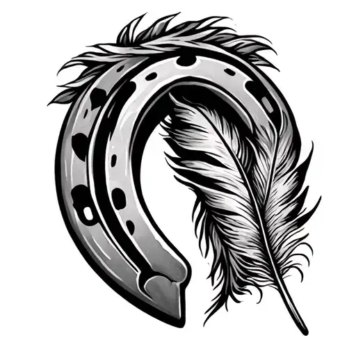 Horseshoe And Feather