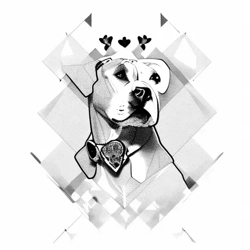 Pitbull With Hearts