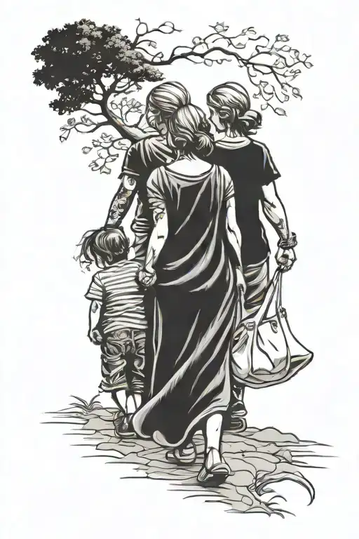 Mom Of 3 Sons Walking