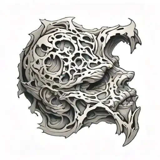 Broken Face Sculpture Mithology