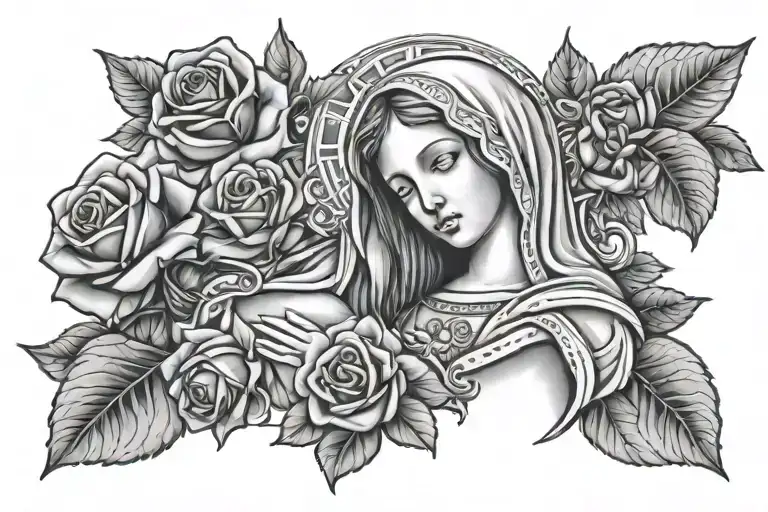 Virgin Mary Roses