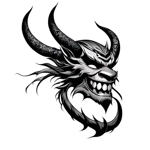 Mask Oni Mask Samurai