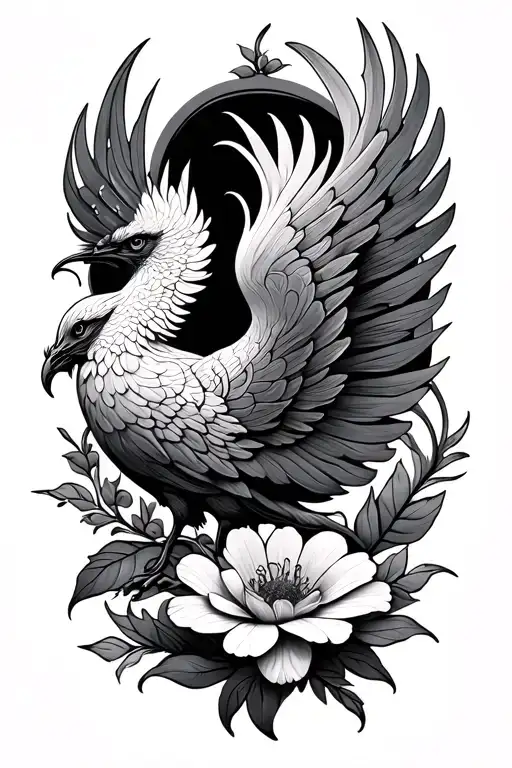 Small Phoenix Flower Butterfly