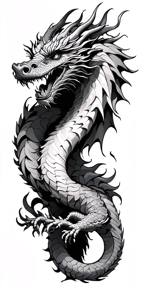 European Dragon Wrapping Arm