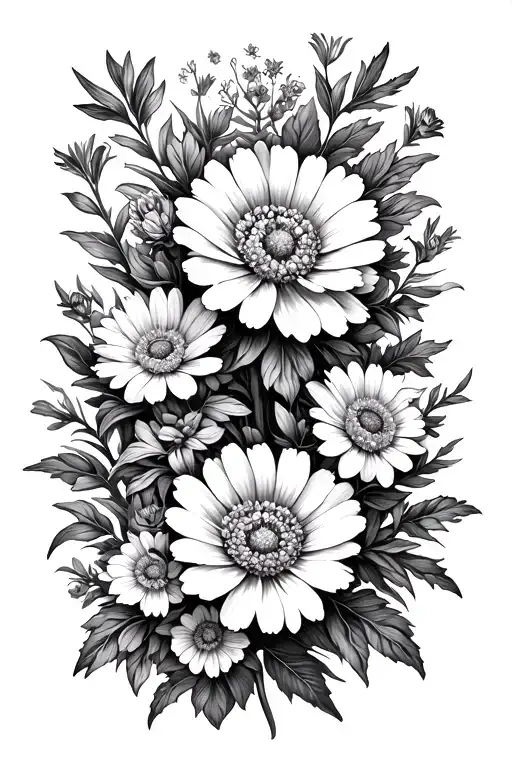 Marigold And Cosmos Combine The Strength