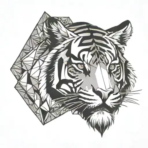 Tiger And Geometric