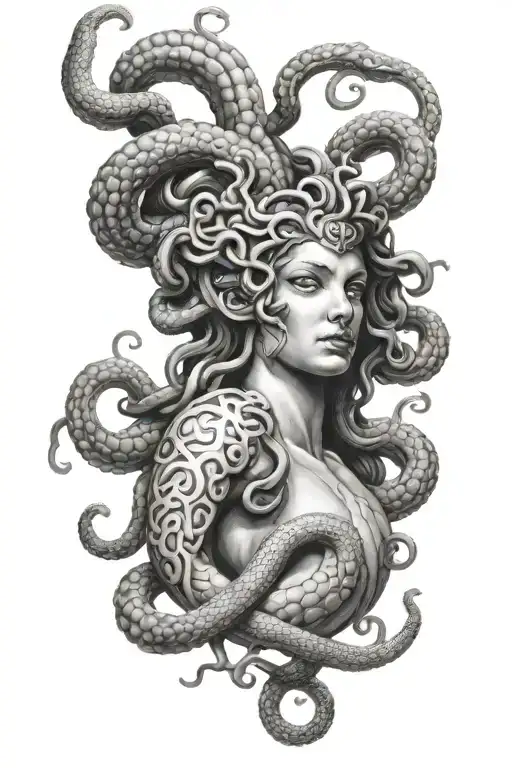 Medusa Gorgon Sitting