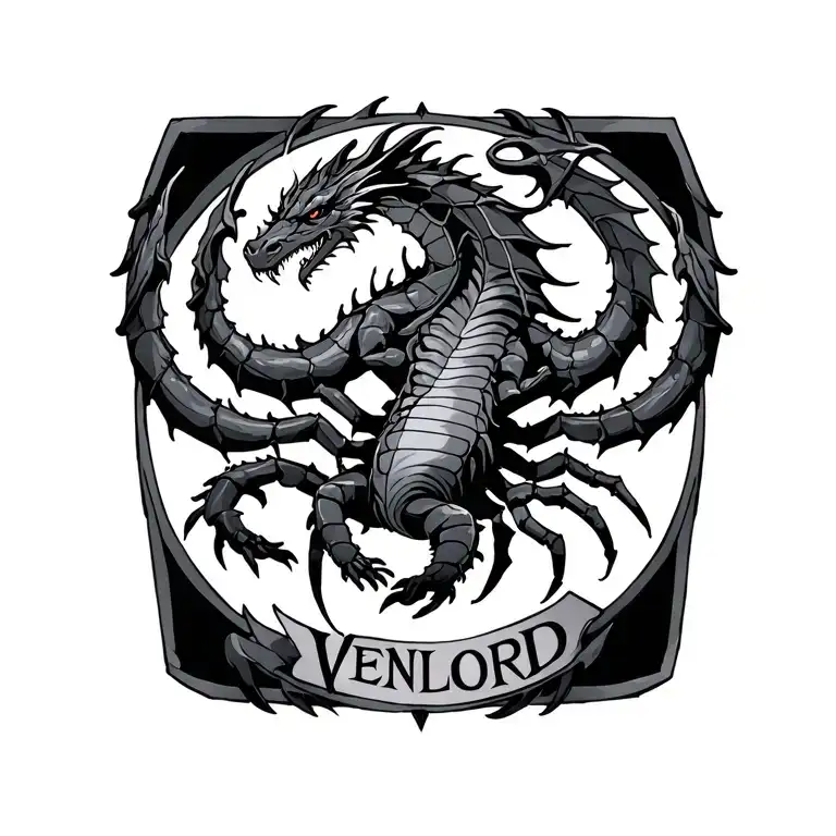Dragon Scorpio Zodiac Sign With Name Venlord