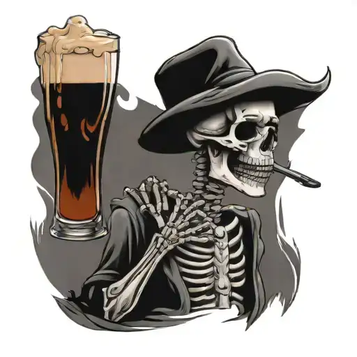 Skeleton Drinking