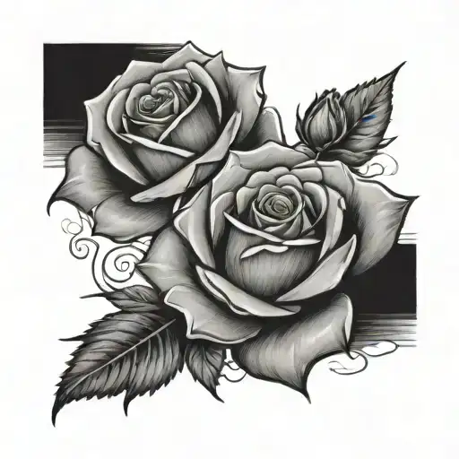 Strength And Roses Blooming