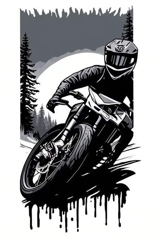 Mountain Racing Bike