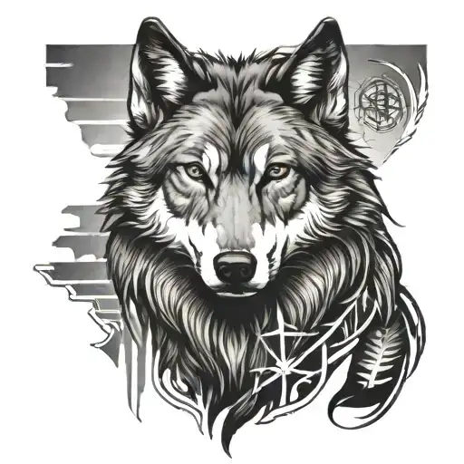 Indiana Metholagy Wolf Symbol