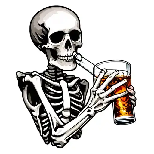 Skeleton Drinking