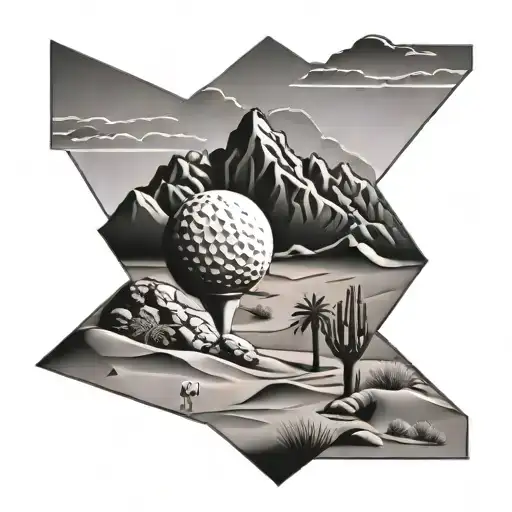 Geometric Desert Golf