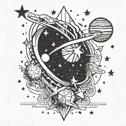 Galaxy Filled With Stars