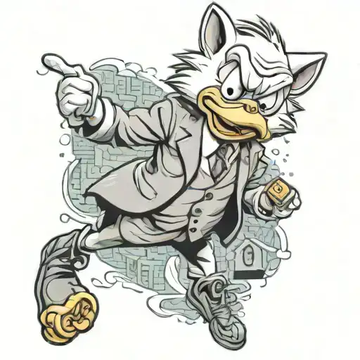 Scrooge Mcduck As The Wolf Of Wall Street