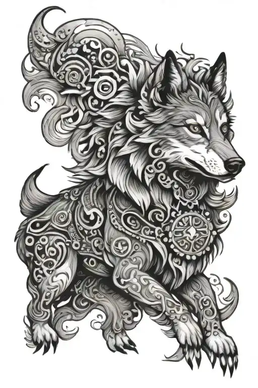 Wolf Hindu God