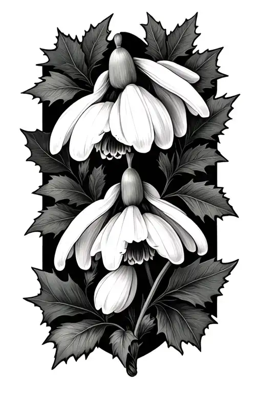 Sweetpea Snowdrop Holly