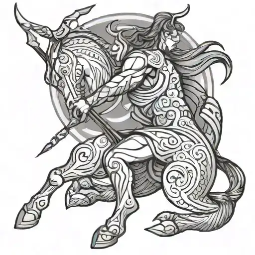 Sagittarius Man Standing