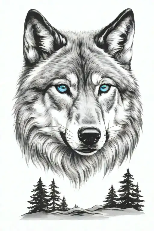 Wolf Blue Eyes