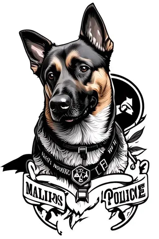 Belgian Malinois Police Dog