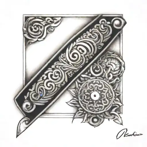 Armband Tattoo With 3 Roman Dates Incorporated