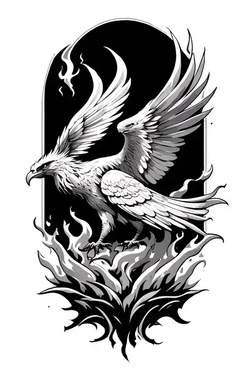 Phoenix Rising From The Ashes