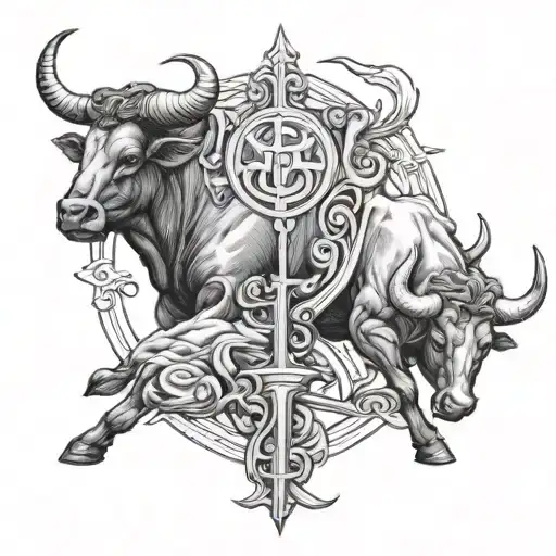 Libra And Taurus Bull