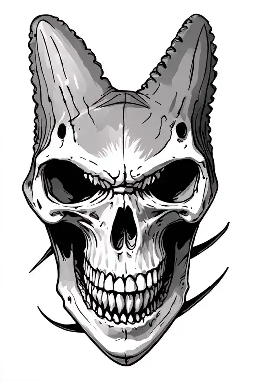 Shark Tooth Skull