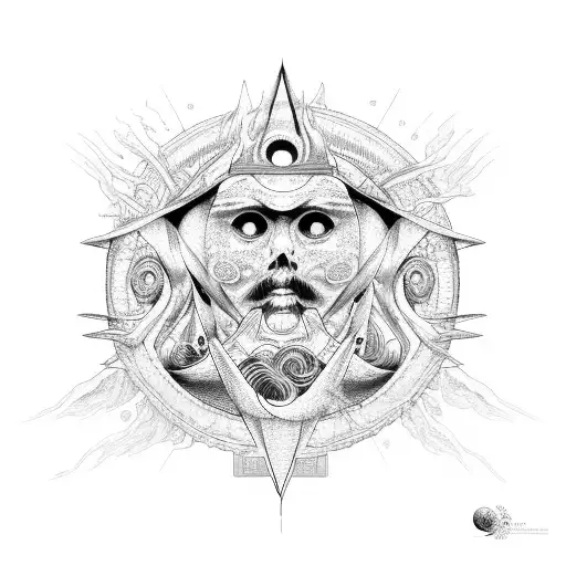 Ouroboros Sun Moon Ancient Infinity