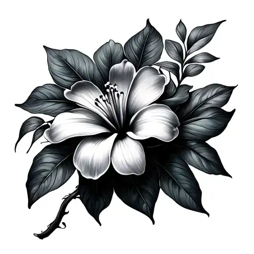 Hawaiian Flower Blooming