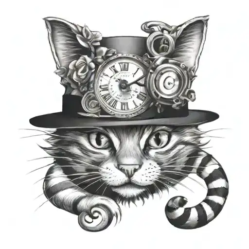 Wonderland Cat Watch Hat All Mad Here
