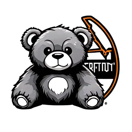 Teddy Bear With Borderlands Themed