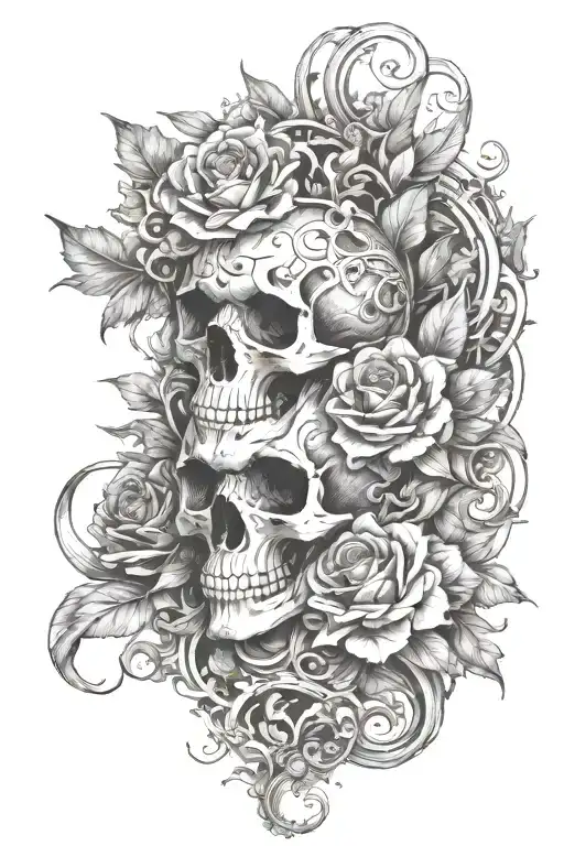 Pieces Mythic Background Black And White Drawing