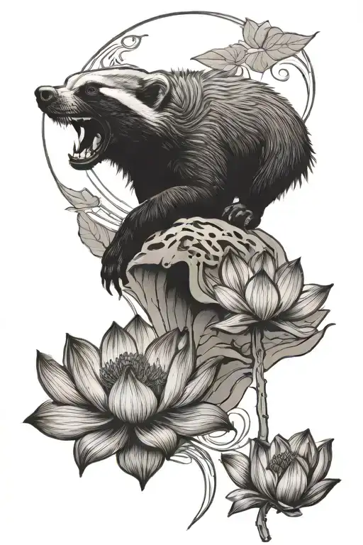 Honey Badger And Lotus