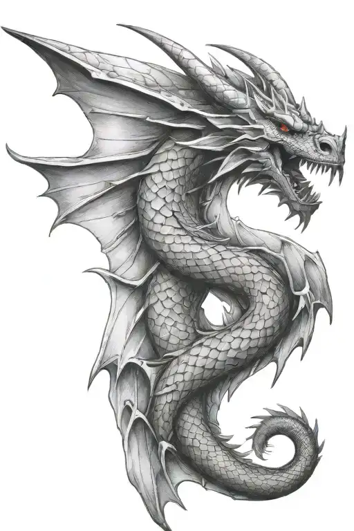 Dragon Scale Full Arm Sleeve